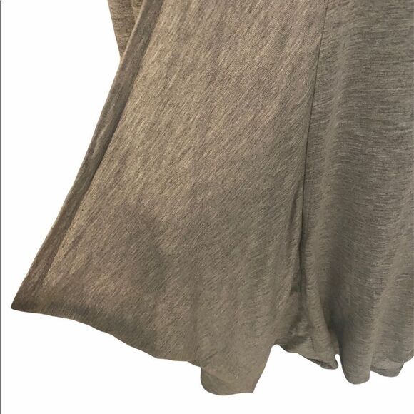 Pieces By Kensie Gray Heathered Cowl Neck Jersey Tunic • Deep Slouch Pockets - Picture 13 of 14